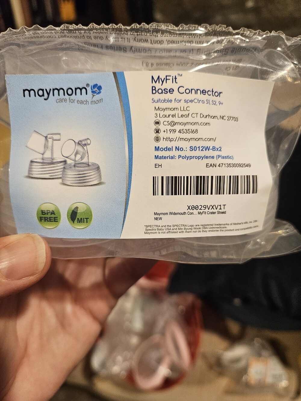 Maymom Spectra MyFit Base Connector